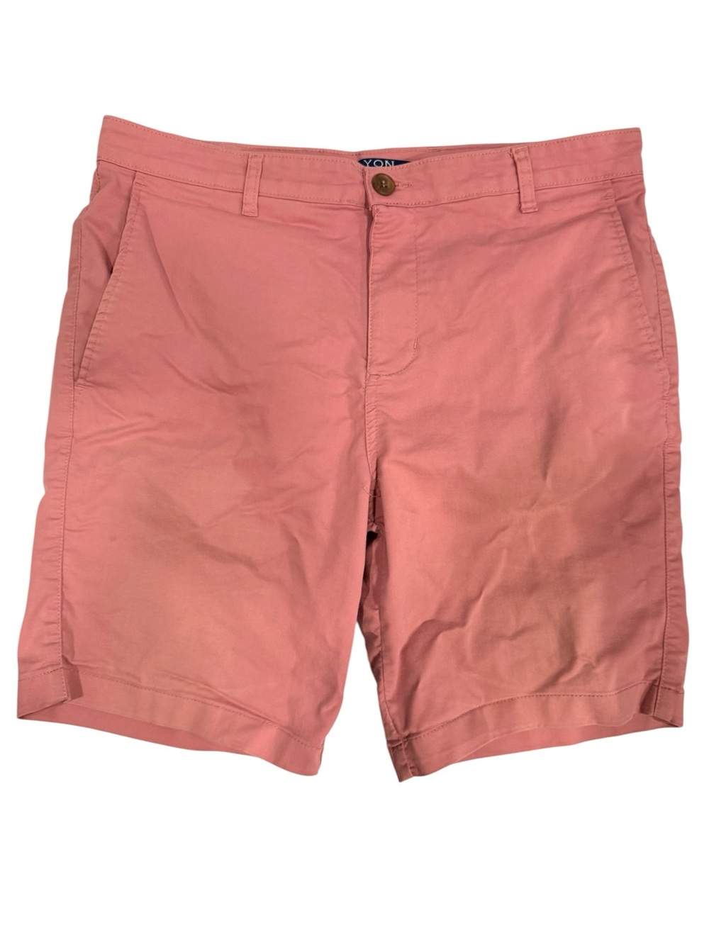 Men's Lyon Coral Flat-Front Chino Shorts Size 32